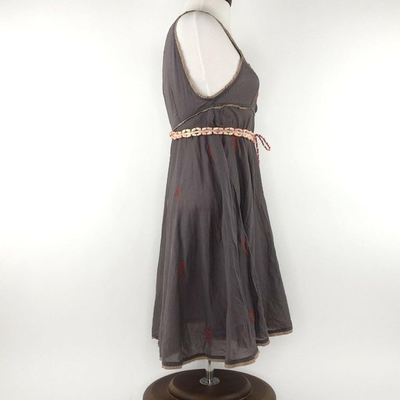 Free People Beaded Embllished Sequin Embroidered M - Picture 4 of 12